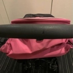 エアバギーピンク　ベビーカー　お譲り先決まりましたの画像