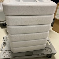 イベントなどでのぼりを立てる石の画像