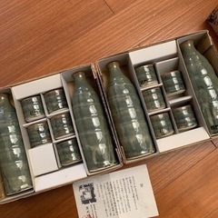 会津本郷焼　窯元　流紋焼  とっくりセット