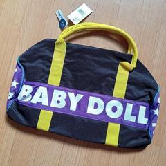 新品ボストンバッグ黒ベビードールBABYDOLLベビドの画像