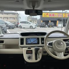 自社ローン　保証人不要　最大84回　頭金不要 ダイハツ ムーヴキャンバス660 X リミテッド SAII　ストラーダメモリーナビ　フルセグ地デジTV （ブラックM.M）の画像