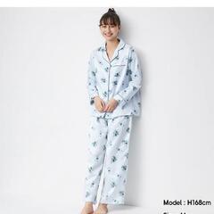 [3/31]25%off GU サテンパジャマ 長袖 フラワーの画像