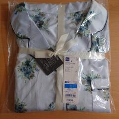 [3/31]25%off GU サテンパジャマ 長袖 フラワーの画像