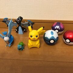 ポケモン　クムクムパズル　フィギュア　モンスターボール　7点セット