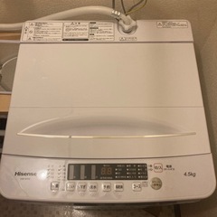 洗濯機　（取りに来ていただける方限定）