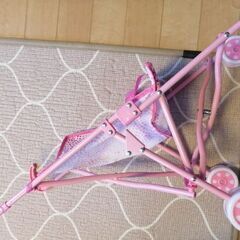 人形用　ベビーカー　おもちゃ　おままごとの画像