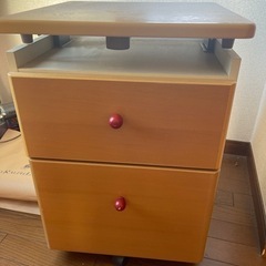 デスク下の引き出し　