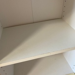 話し中　ニトリ　白　カラーボックスの画像