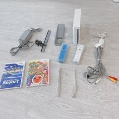 Wii 本体　ホワイト　太鼓の達人　Wii sports