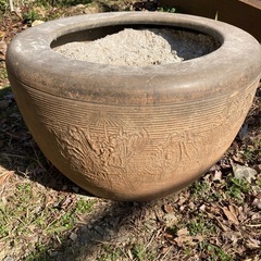 火鉢　骨董品の画像