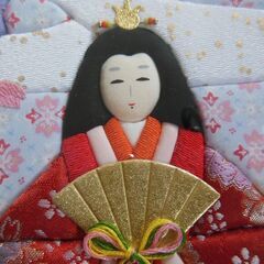 木目込みパッチワーク　おひな様の画像