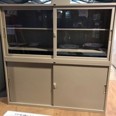 ⭐︎中古品　UCHIDA 引違い書庫　1760×515×1760mm  事務機⭐︎