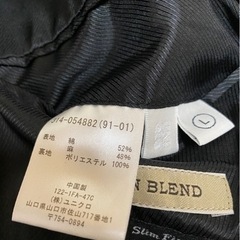 【無料】【禁煙者・ペット無】UNIQLO ユニクロ テーラードジャケット ブラック メンズの画像