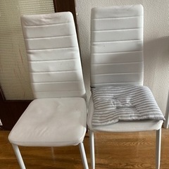 ダイニングチェア　椅子2脚　無料でお渡しします。