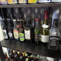 お酒　空き瓶　空き缶