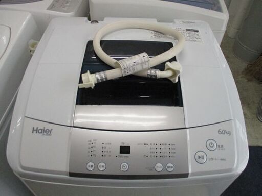 洗濯機 6.0kg 2017年製 JW-K60M ハイアール Haier ☆ PayPay(ペイペイ)決済可能 ☆ 札幌市 中央区 南12条