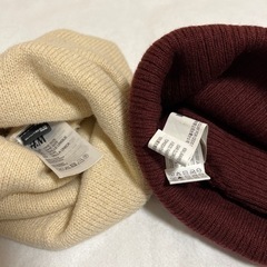 ニット帽 (2点セット)の画像