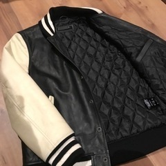 【liugoo】本革レザースタジャン美品の画像