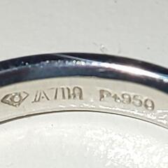ﾌﾟﾗﾁﾅ950リング！サイズ15！の画像