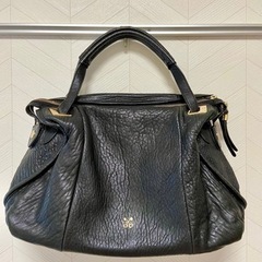 SAZABYサザビー ハンドバッグ 本革 ブラック