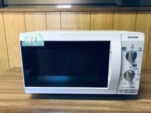 ✨2019年製✨1591番 アイリスオーヤマ✨電子レンジ✨IMB-F184-5-WPG‼️