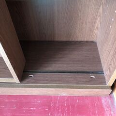 スライディングブックシェルフ　本棚【中古】の画像