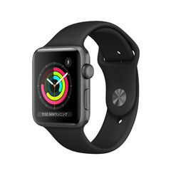 新品未開封 Apple Watch シリーズ3 スペースグレーア...