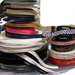 CHANELリボン新品 メートル売りの画像