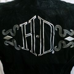 ハーレーダビッドソン 革（スエード）ベストＸＳWの画像