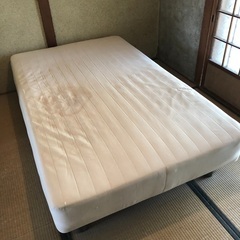 ★決まりました★ありがとうございます無印良品セミダブルベッド本日...