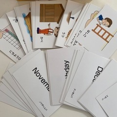 単語カード　子供用　英語学習の画像