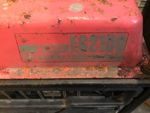 【中古】shindaiwa 発電機 EG2100
