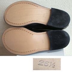 タグ付き・長期保管品 ベリーボタン メンズシューズ 26.5cm パイソン柄×黒 蛇　紐靴 革靴 男性用 BELLY BUTTON ☆ PayPay(ペイペイ)決済可能 ☆ 札幌市 豊平区 平岸の画像