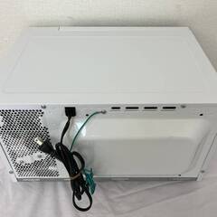 【決まりました】JT67 SHARP シャープ 単機能 電子レンジ RE-TS3-W6 2017年製 60Hz専用 白 ホワイト ターンテーブル 通電動作OK 現地引き取りのみ  の画像