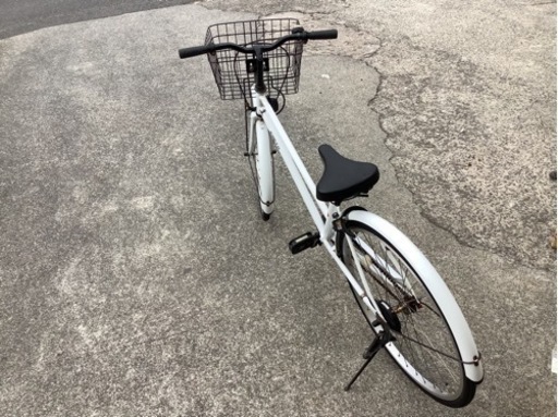 【リサイクルサービス八光　田上店　配達・設置OK】福栄商会　ホワイト　自転車　RUMBLE SX　26インチ リサイクルサービス八光 田上店 配達・設置OK】福栄商会 ホワイト