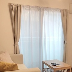 無料/クッションも差し上げます　(東京都/杉並区)IKEA ソファ　二人掛けの画像