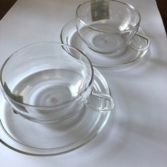 【値下げ！未使用品】カップ&ソーサー　
2客セット・ティータイム...