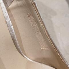 値下げ☆ 華やかパンプス　ラメリボン　結婚式やパーティーに◎の画像