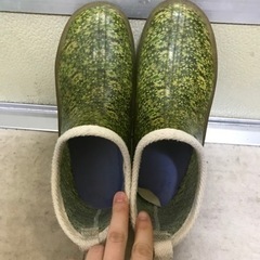 差し上げます！ビンテージ小花柄長靴