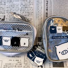 ～売り切り特価！～　モノクロブー　イヤーウォーマーなど　3種4個セット　おまけつき！！の画像