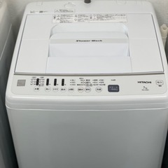 送料・設置込み　洗濯機　7kg HITACHI 2020年