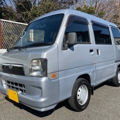 平成16年 サンバー バン TV1 シルバー 2WD AT PW 走行6.3万キロ 車検対応可の画像