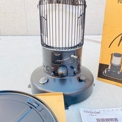 【新品未開封★保証書付き】〈石油ストーブ レトロ〉TOYOTOMI トヨストーブ ムーンライター ブラック 自然通気形開放式 の画像