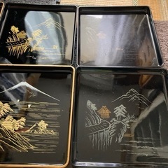 お盆　トレー　お膳　7個セットの画像