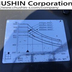 1トン　リーチフォークリフト　関東輸送無料(条件有)　小松　コマツ　SVマスト　バッテリーフォーク　電動フォークの画像