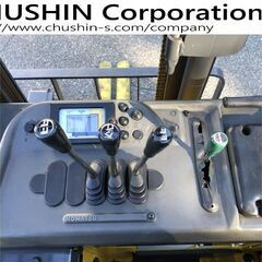 1トン　リーチフォークリフト　関東輸送無料(条件有)　小松　コマツ　SVマスト　バッテリーフォーク　電動フォークの画像