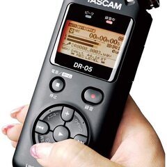 TASCAM リニアPCMレコーダー DR-05VER2-JJ(ウィンドスクリーン付き)の画像