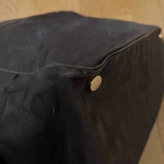 シャネル トートバッグ ブラック ナイロンキャンバス レディースの画像