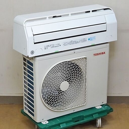 【取引完了】(4)エアコン6畳用‼️東芝プラズマ空清搭載2019年製‼️中古エアコン取付販売