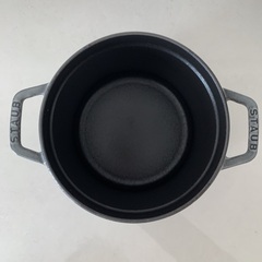 staubラウンド16㎝グレーの画像